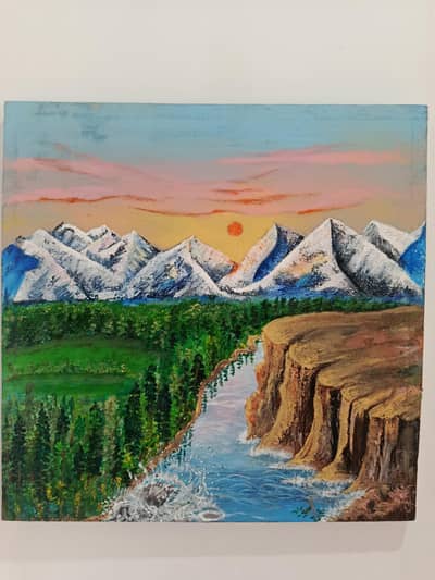 ÄSÄÄSÄ  hand made acrylic painting