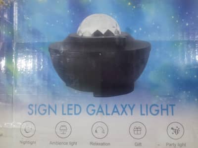 Galaxy Projector Night Light LED Stars With Remote 03107258114