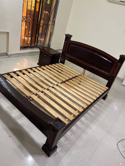 Wooden Bedset for sale