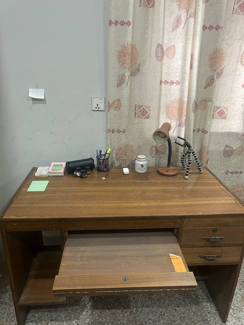 Premium Solid Wooden Study & Computer table with drawers 2