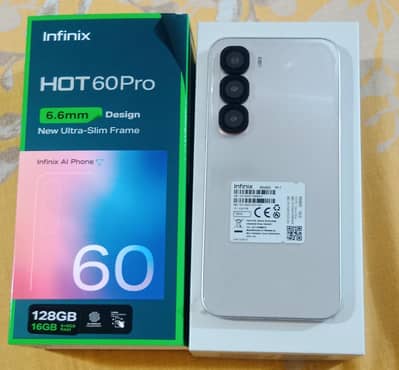 Infinix Hot 60 Pro Just Box Open Lush Condition