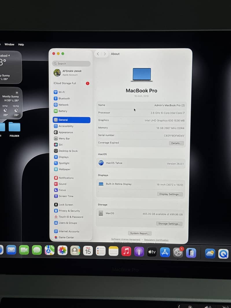 MacBook pro 2019 1