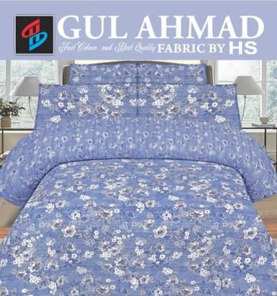 Premium 3 Piece Pure Cotton Bedsheet