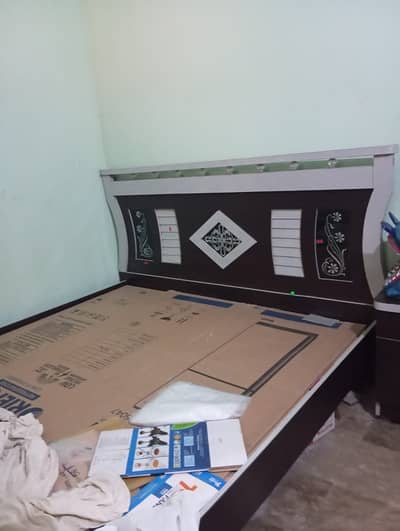 6 year old , condition good. Bed, dressing,divider , bed side tables