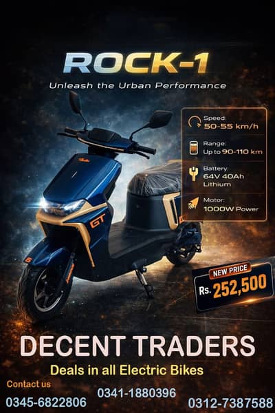 Salida Rock-1 Electric Scooter – Brand New & Unregistered