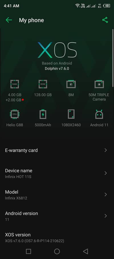 Infinix Hot 11s