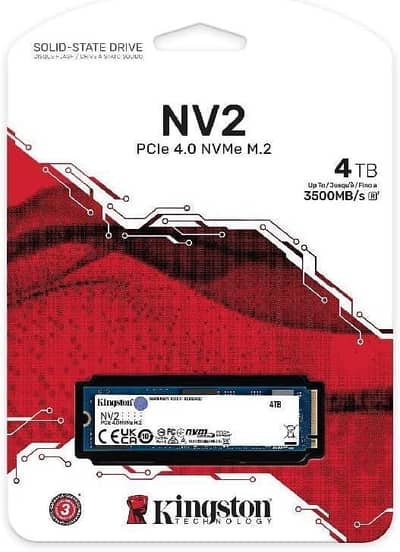 Kingston NVMe M. 2 SSD | 4 TB | Brand New