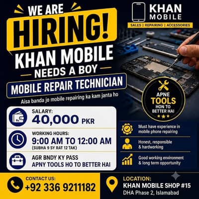 Khan Mobile Phones, Accessories & Repair Services