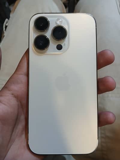Apple iPhone 14 Pro gold waterpack factory Canadian model