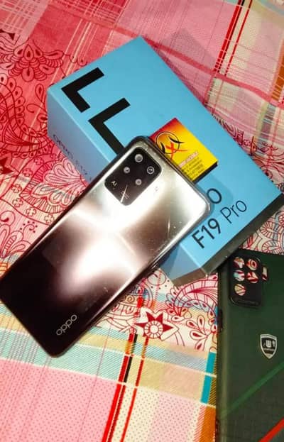 OPPO f19 Pro For Sale 8GB 128GB Box Charger