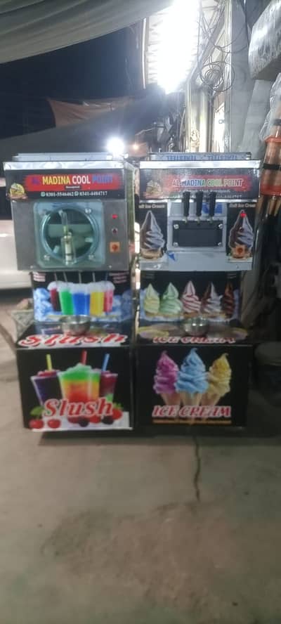 Brand new ice cream and slush machine