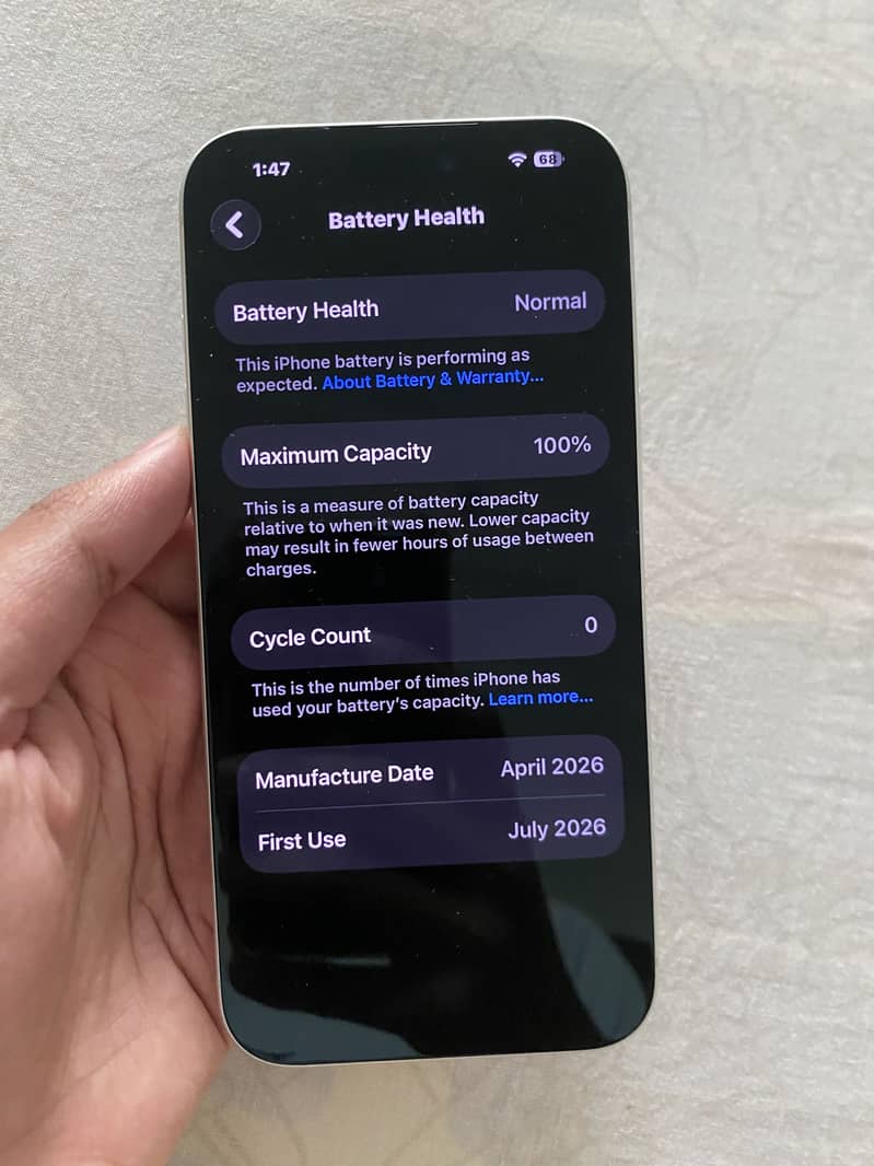 iPhone 17 pro max | like brand new| 256GB | 100% battery health 1