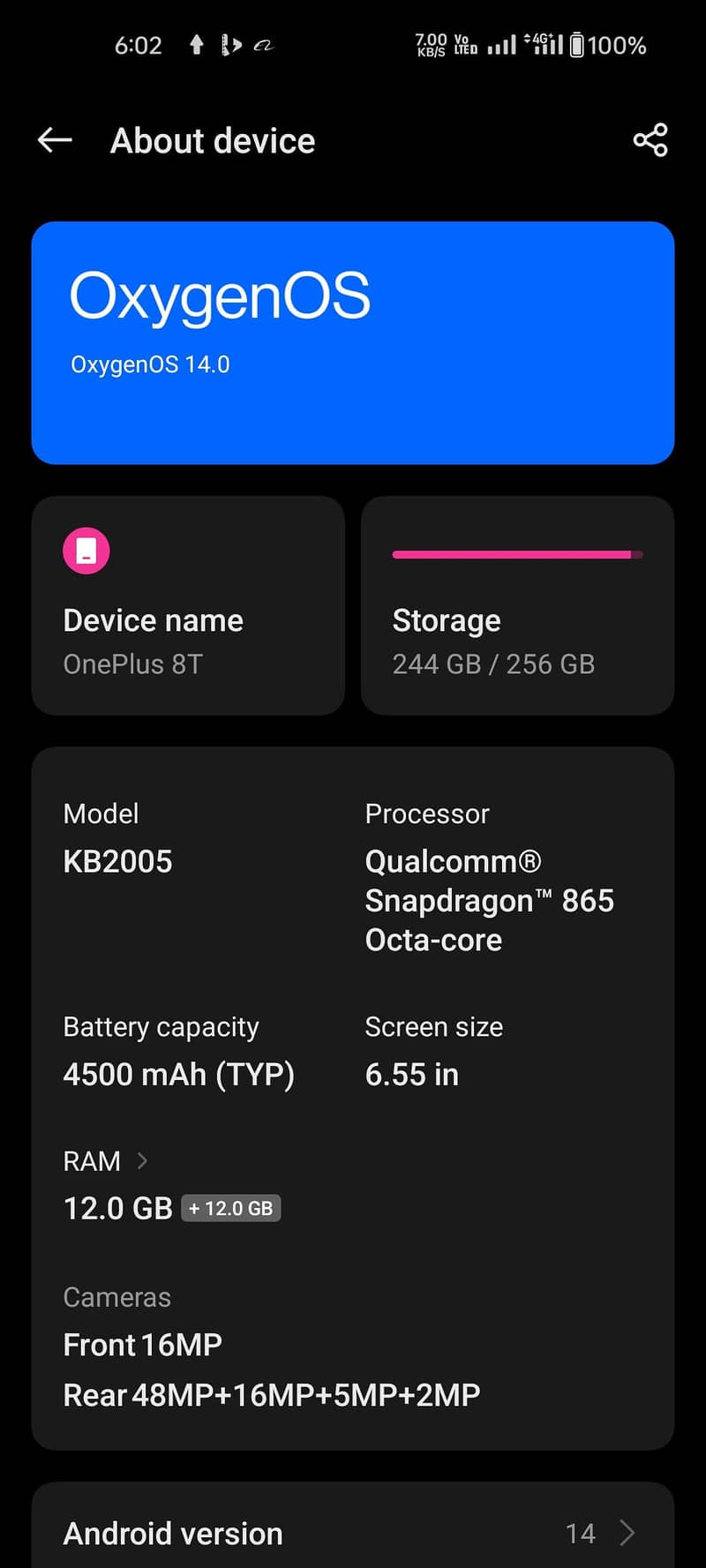 One Plus 8T 3