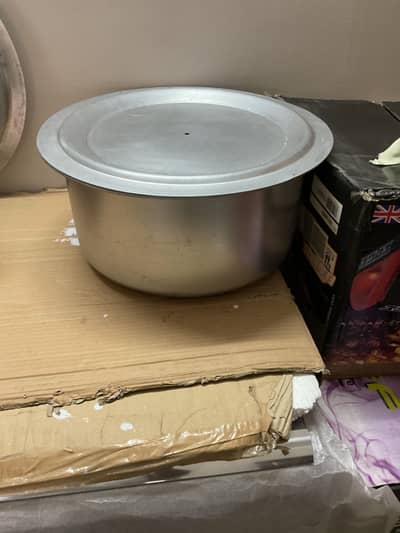 Silver heavy steel DEIGCHA capacity 7kg.