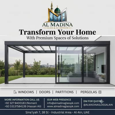 Aluminium Windows & Doors in Lahore | Glass Installation Experts