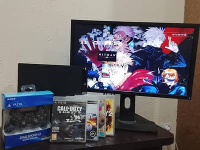 ps3 slim 320 gb jailbreak with 4 disc and 25,000 above games!!!