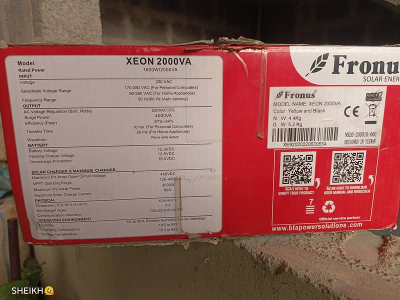 fronus Xeon plus 2000VA 6