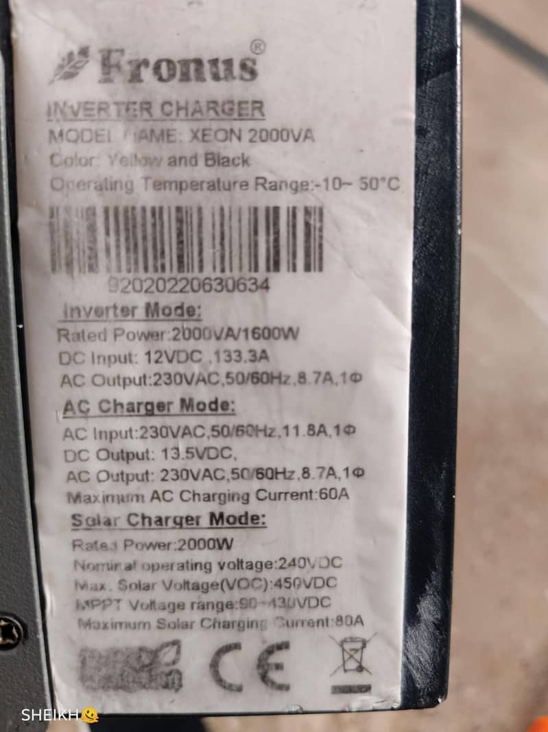 fronus Xeon plus 2000VA 8