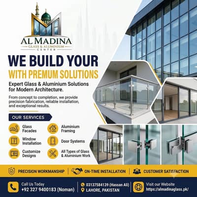Aluminium Windows / Shop Front Glass / Aluminium Fabrication