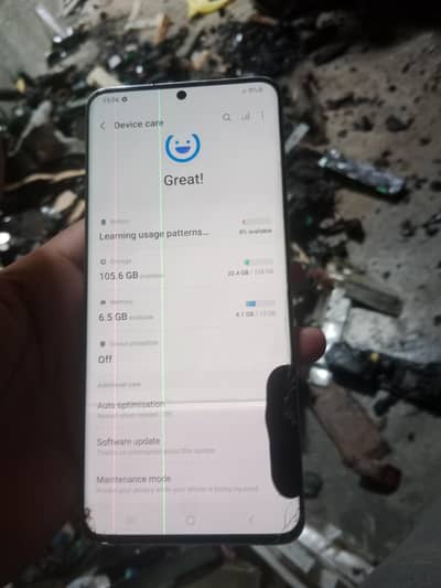 Samsung Mobile S20 Ultra non pta panel dead Pohen active wahtssap