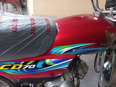 Honda CD 70 New Condition only 2200 km price 153000