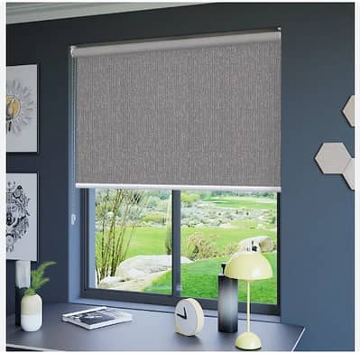 Office Blinds| Blinds | Roller Zebra Blind | Window Wooden Blinds
