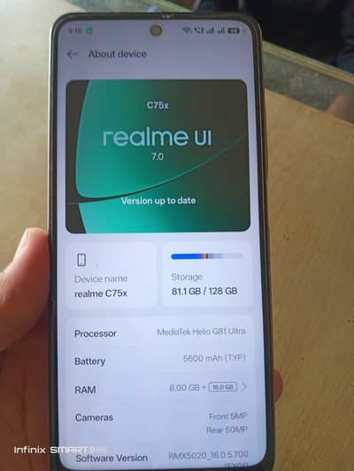 Realme C75x
