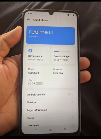 Realme Note 60