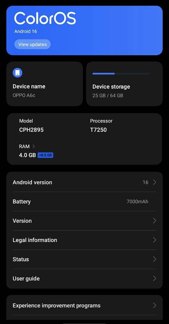 OPPO A6c 2