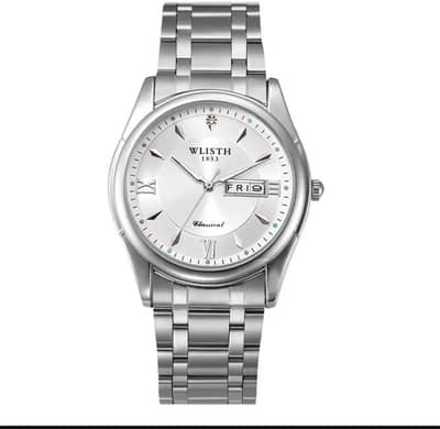 Silver Quartz Watch , Pure Elegance , Premium Product , 50% Discount
