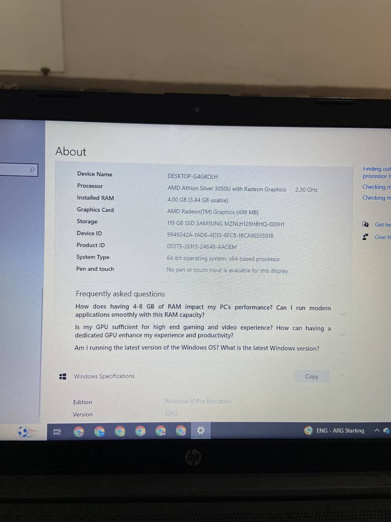 HP Notebook 9