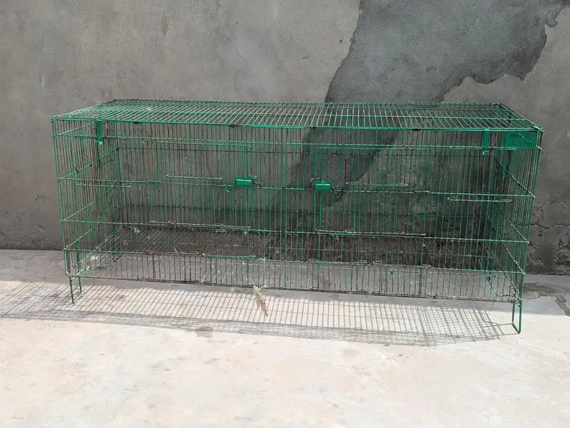 2 Portion Bird Cage available for sale in good condition.