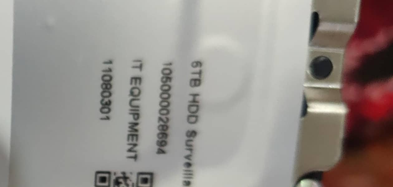 Hard disk 6TB 0