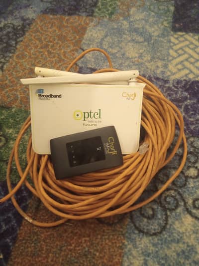 PTCL Router + evo + wires