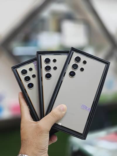 Samsung Mobile S24 Ultra 12/256 A+++++ boxpulled waterpack stock