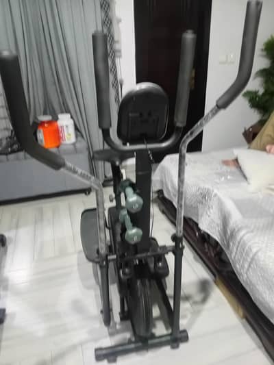 2 in 1 elliptical and exerxise machine