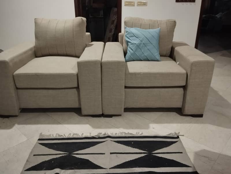 Sofa Set 3 + 2 single Sofa 1