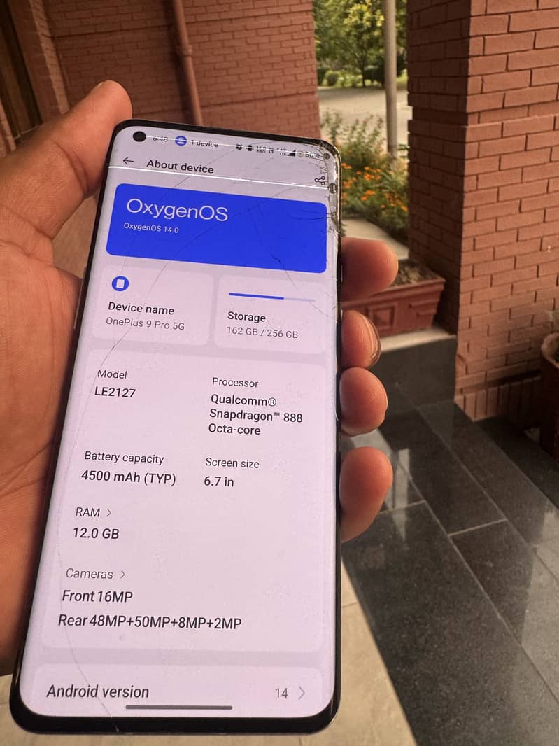 One plus 9pro5G 0