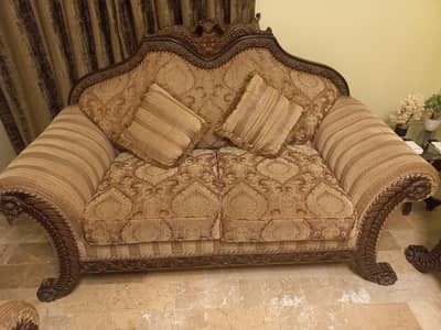 chiniyot Chesham wooden sofa set 7 seater