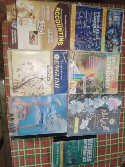 1st year commerce books and guide's Karachi board