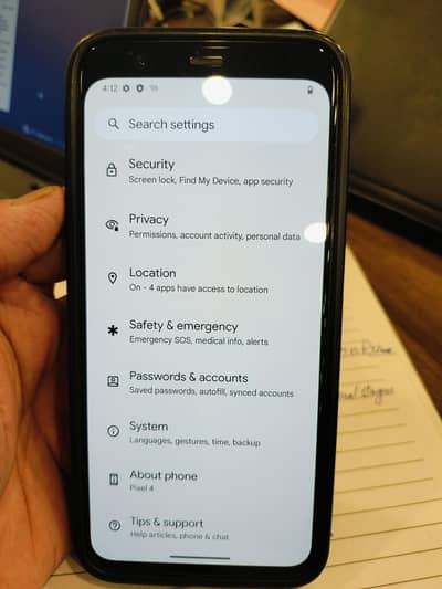 Google pixel 4