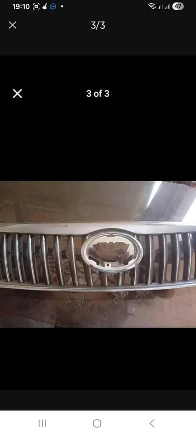 toyota axiom radiator grill