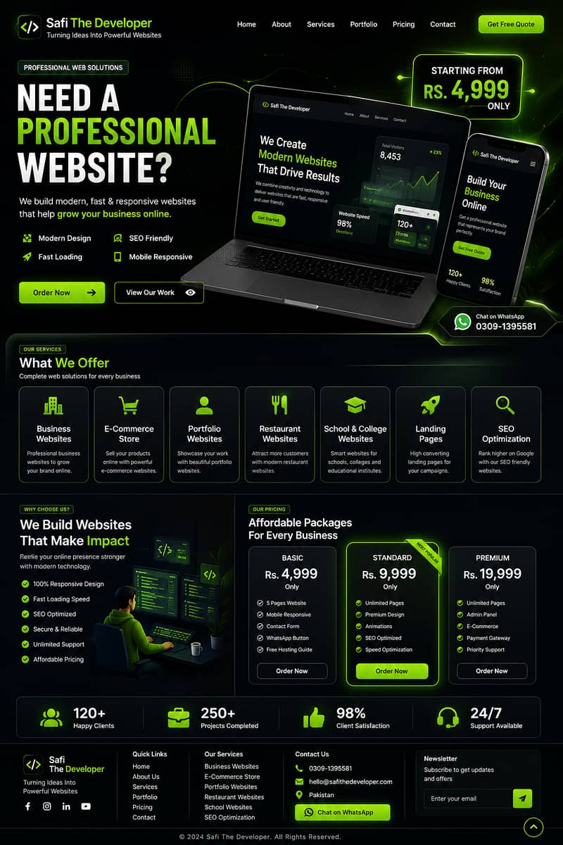 Professional Website Developer | Business, E-commerce & Portfolio Web 2