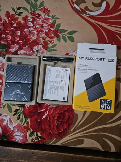WD My Passport 4TB Portable External Hard Drive