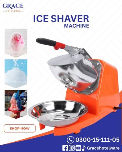 Ice Crusher/ Burf Shaver/ Ice Maker Machine/ Milk Chiller/ Boiler