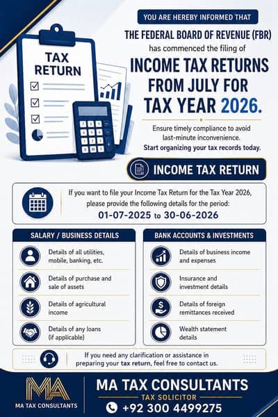 Become a Tax Filer | NTN, GST & FBR e-Filing Services