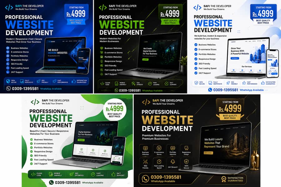 Professional Website Developer | Business, E-commerce & Portfolio Web 3