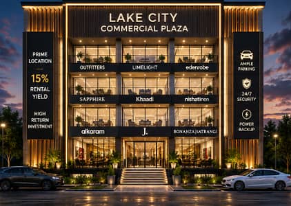4 Marla Commercial Plaza for Sale at Pine Avenue and lake city