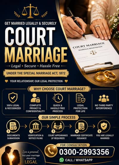 Court Marriage Service| Lawyer | Advocate