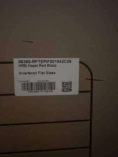 Pel glass door fridge